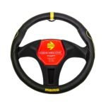 Forro de volante Momo swc014by negro/amarillo
