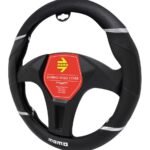 Forro de volante Momo swc015bb negro/negro