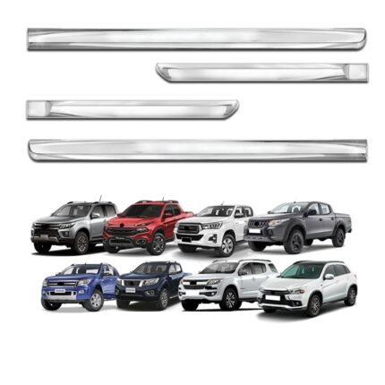 Shekparts bagueta lateral universal cromado 4 puertas