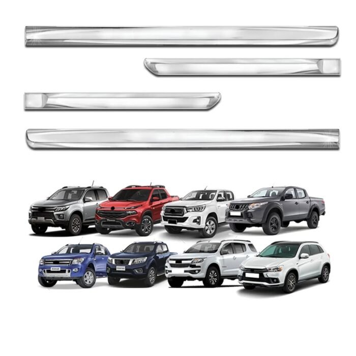 Shekparts bagueta lateral universal cromado 4 puertas - Imagen 1