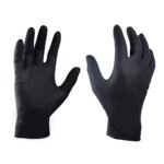 Guantes de nitrilo negro xl