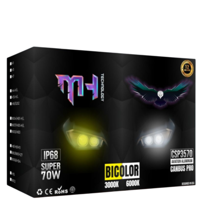 FOCO LED H7 MH TECHNOLOGY BICOLOR 70W