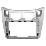 MOLDURA RADIO 22-100 TOYOTA VITZ 2005-2009 SILVER