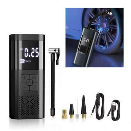 Inflador de neumatico digital recargable
