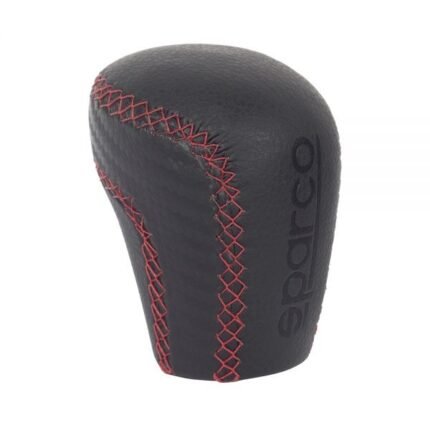 Sparco pomo spg105rd cuero rojo