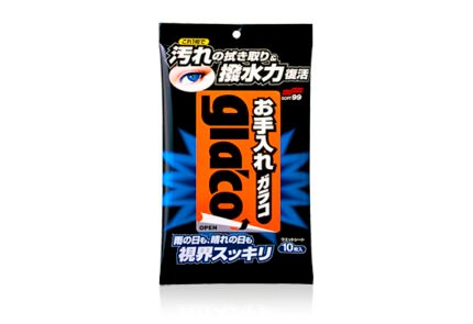 Glaco glass cleaning wipe