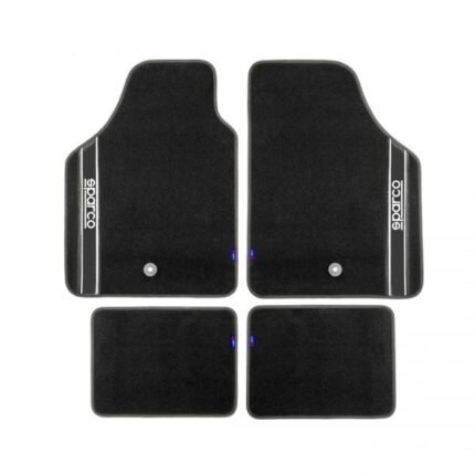 Sparco alfombra spf513bk polyester negro