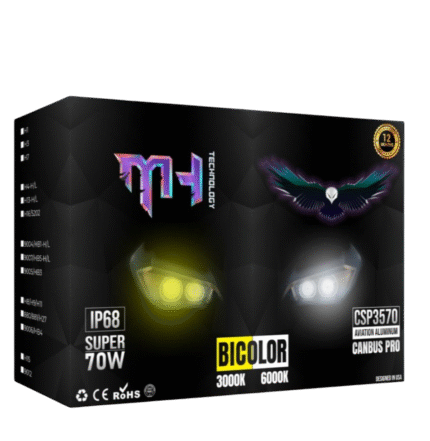 FOCO LED H7 MH TECHNOLOGY BICOLOR 70W